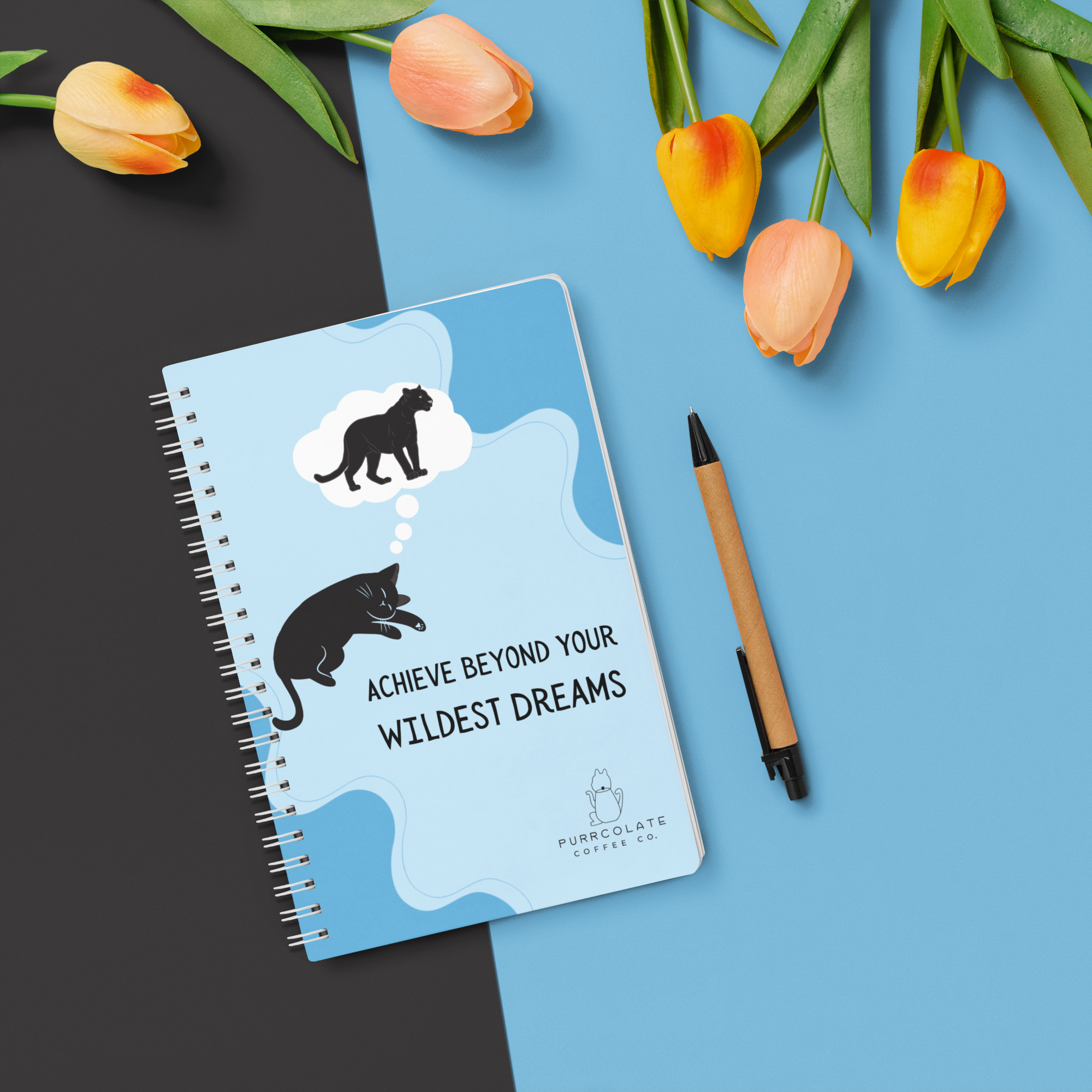 Achieve Beyond Your Wildest Dreams - Ruled Notebook