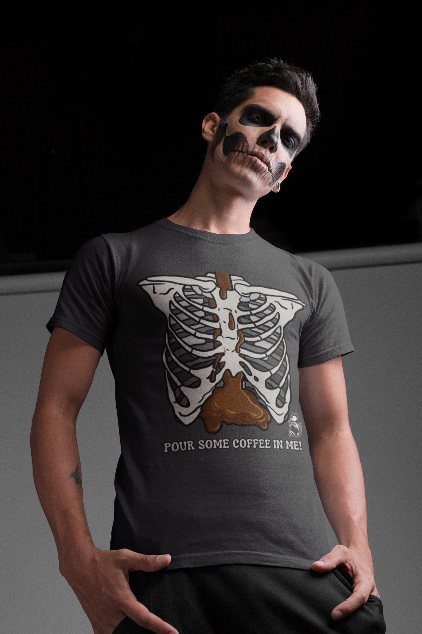 Coffee in Me Pawlloween Tee - Limited Edition